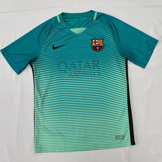 Barcelona 2016/17 Third Shirt Nike M 778854-398 Qatar Airways UNICEF Rare