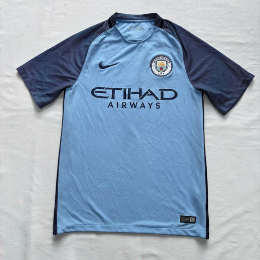 Manchester City 2016-17 Home Shirt Small Nike Etihad Authentic
