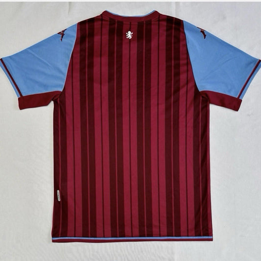 ASTON VILLA 2021-22 HOME SHIRT (KAPPA) - SIZE M AUTHENTIC VILLA PARK CLASSIC
