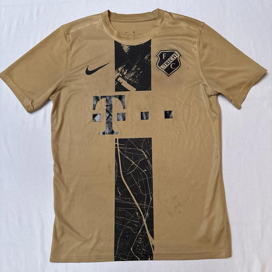 FC Utrecht 2021/22 Third Shirt Nike Medium | Gold Black T-Mobile Sponsor