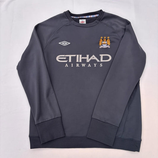 Manchester City 2011/12 Umbro Training Sweatshirt XL | Etihad Sponsor