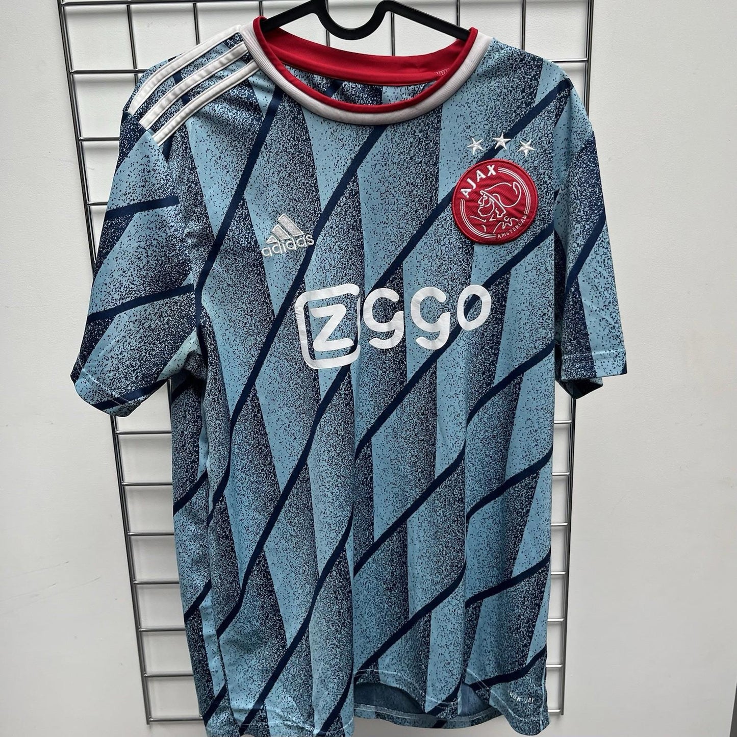 Ajax 2020/21 Adidas Away Football Shirt Black Gold Jersey | Men’s Large