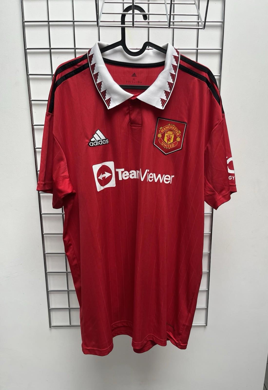 Manchester United 2022/23 Adidas Home Football Shirt Red Jersey | Men’s XL
