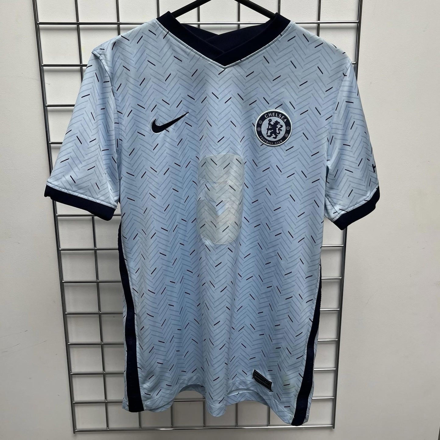 Chelsea 2020/21 Nike Away Football Shirt Blue Soccer Jersey | Boys XL