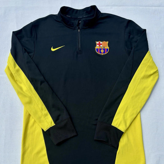 Barcelona 2013/14 Nike Drill Top Size M Black