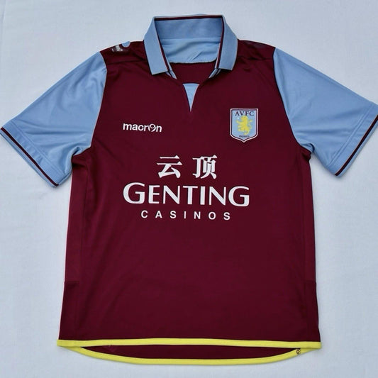 Aston Villa 2012-13 Macron Home Shirt | Size Small | Premier League Classic
