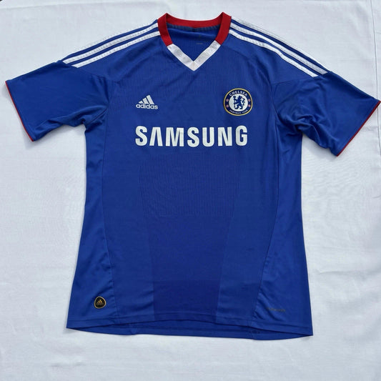 Chelsea 2010/11 Home Shirt Adidas M Samsung Sponsor P95900 Climacool Vintage