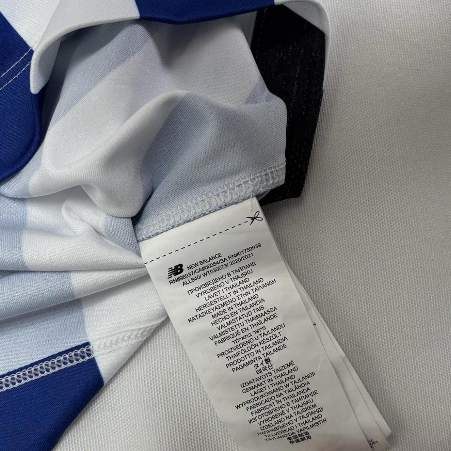 FC Porto 2020/21 Home Shirt Small | New Balance Blue White MEO Super Bock