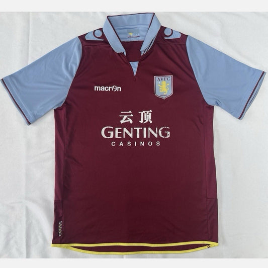 Aston Villa 2012-13 Home Shirt | Macron | Size XL | Vintage Fit | Genting