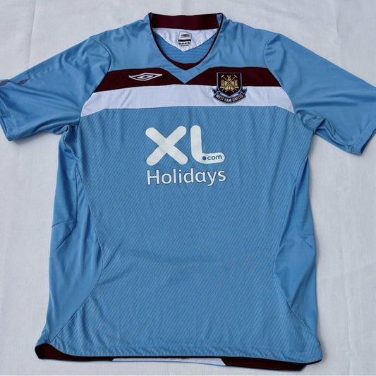 West Ham United 2008/09 Away Shirt Large | Umbro Holidays Sponsor Vintage Kit