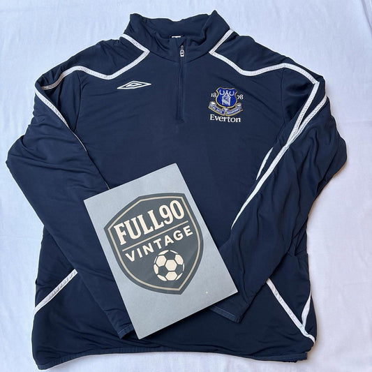 Everton 2007/08 Umbro Drill Top XXL | 1/4 Zip Training Jacket