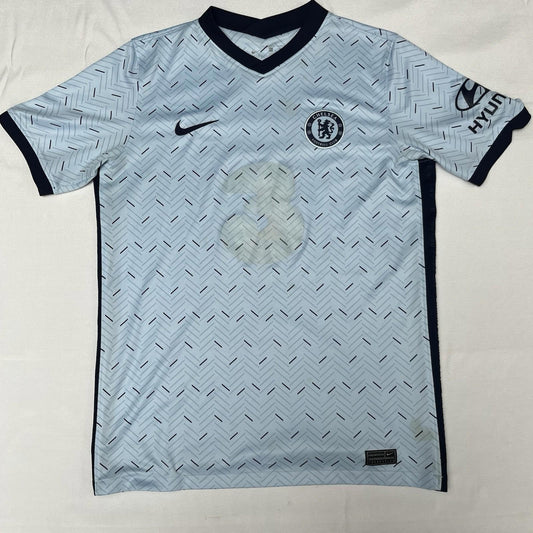 Chelsea 2020/21 Nike Away Football Shirt Blue Soccer Jersey | Boys XL