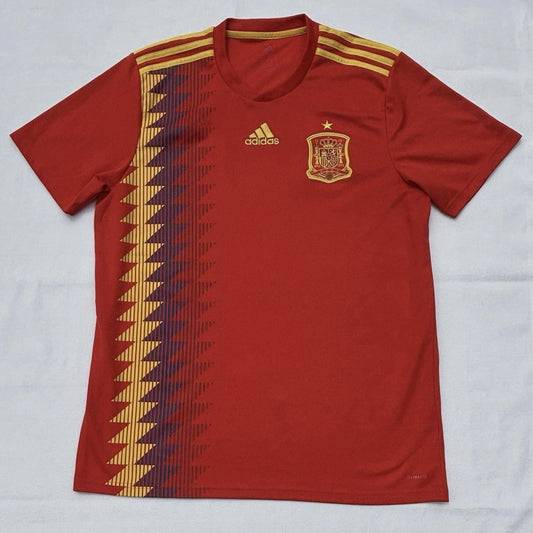 Spain 2018 Adidas Home Shirt 🇪🇸 | Size L | World Cup Climate