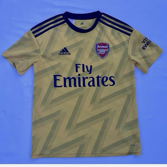 Arsenal 2019/20 Adidas Away Shirt - Kids Large - Iconic 'Bruisea Banana'