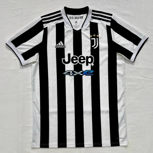 Juventus 2021/22 Home Shirt Adidas M GS1442 Jeep 4XE AEROREADY Football