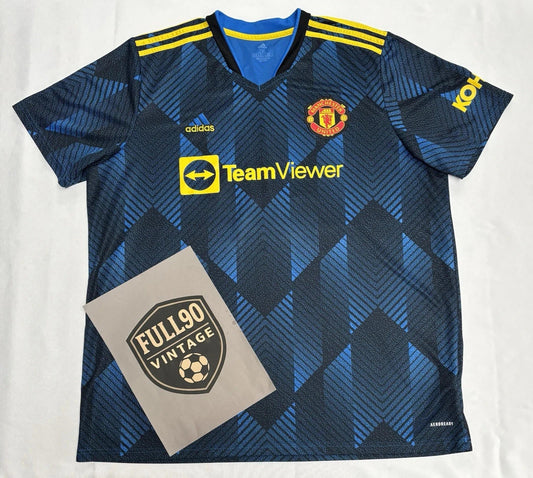 2021-22 Man Utd Third Shirt R.VARANE #19 | Adidas 2XL | Excellent