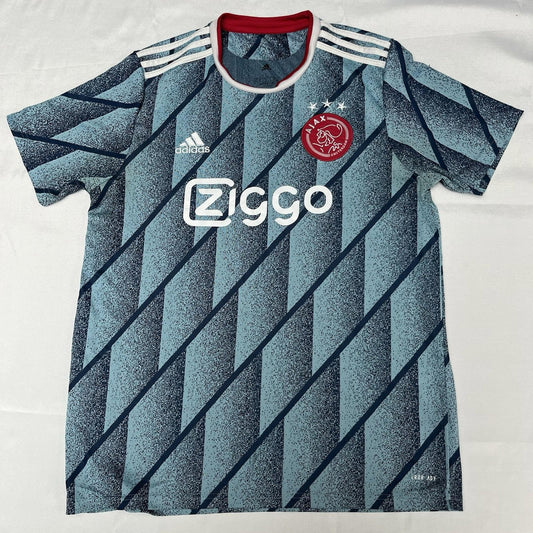 Ajax 2020/21 Adidas Away Football Shirt Black Gold Jersey | Men’s Large