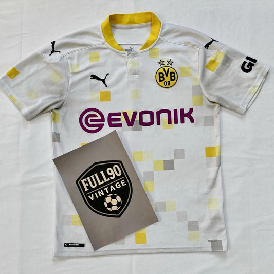 Borussia Dortmund 2020/21 Away Cup Shirt Puma M Evonik Rare BVB Vintage Retro