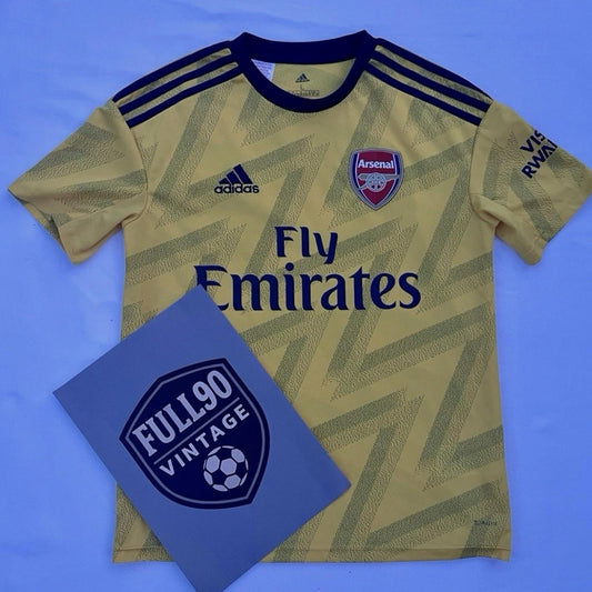Arsenal 2019/20 Adidas Away Shirt - Kids Large - Iconic 'Bruisea Banana'