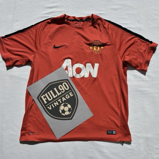 Manchester United 2014/15 Nike Training Shirt - Red AON Sponsor - Size Kids XL