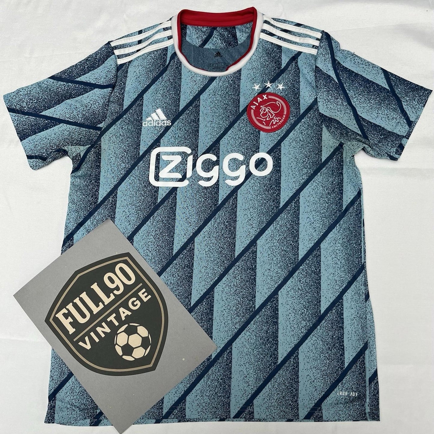 Ajax 2020/21 Adidas Away Football Shirt Black Gold Jersey | Men’s Large