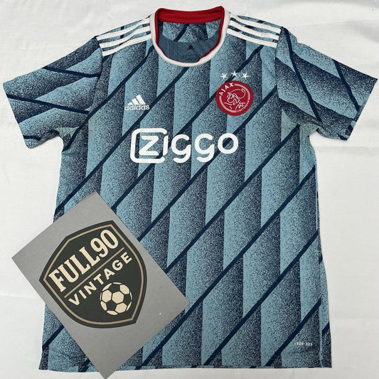 Ajax 2020/21 Adidas Away Football Shirt Black Gold Jersey | Men’s Large