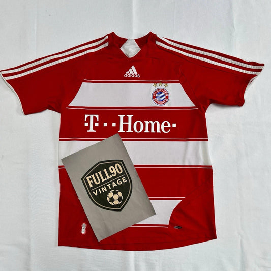 Bayern Munich 2007/08 Home Shirt Adidas L T-Home Sponsor Formotion Vintage