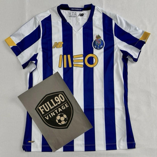 FC Porto 2020/21 Home Shirt Small | New Balance Blue White MEO Super Bock