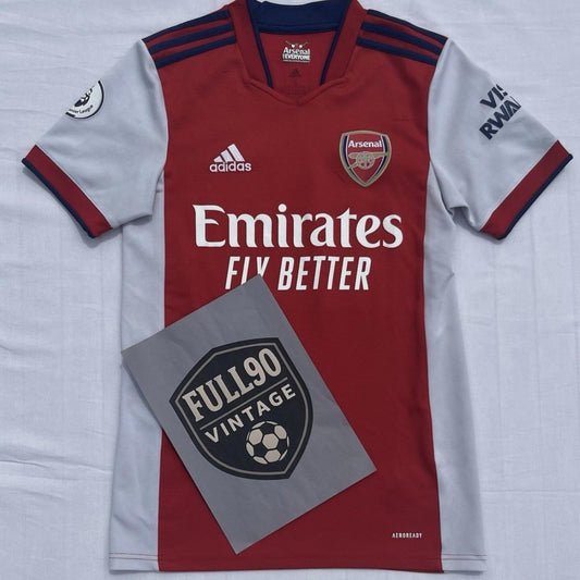 Arsenal Home Shirt | SMITH ROWE #10 | Premier League Patches | Size S | 21/22