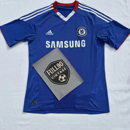 Chelsea 2010/11 Home Shirt Adidas M Samsung Sponsor P95900 Climacool Vintage