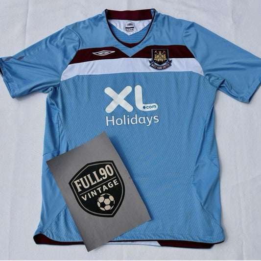 West Ham United 2008/09 Away Shirt Large | Umbro Holidays Sponsor Vintage Kit