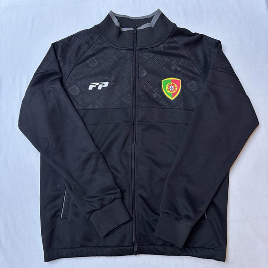 Portugal Força Track Top Small | Black Full Zip FPF Crest Jacket