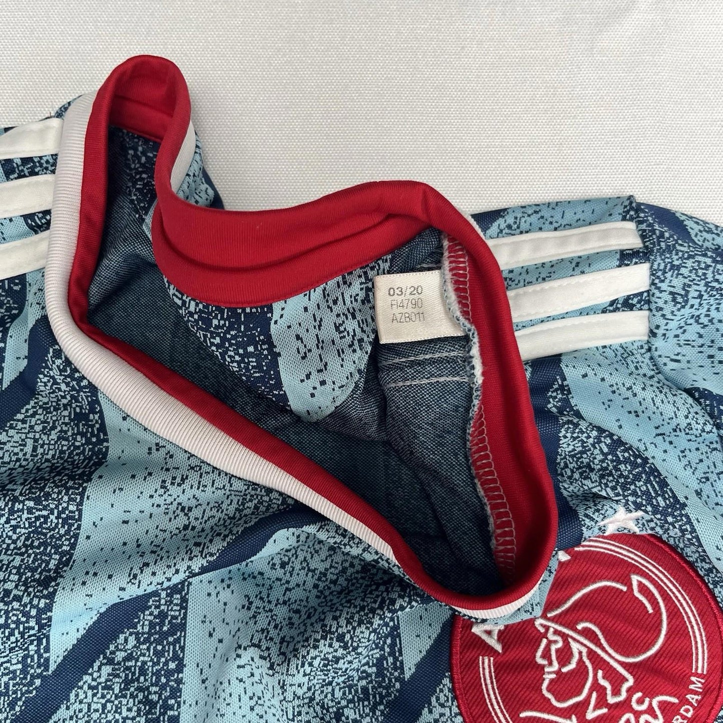 Ajax 2020/21 Adidas Away Football Shirt Black Gold Jersey | Men’s Large